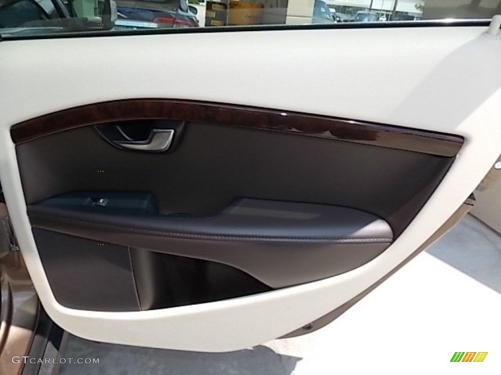 2014 Volvo XC70 T6 AWD Espresso Brown Door Panel Photo #96412280