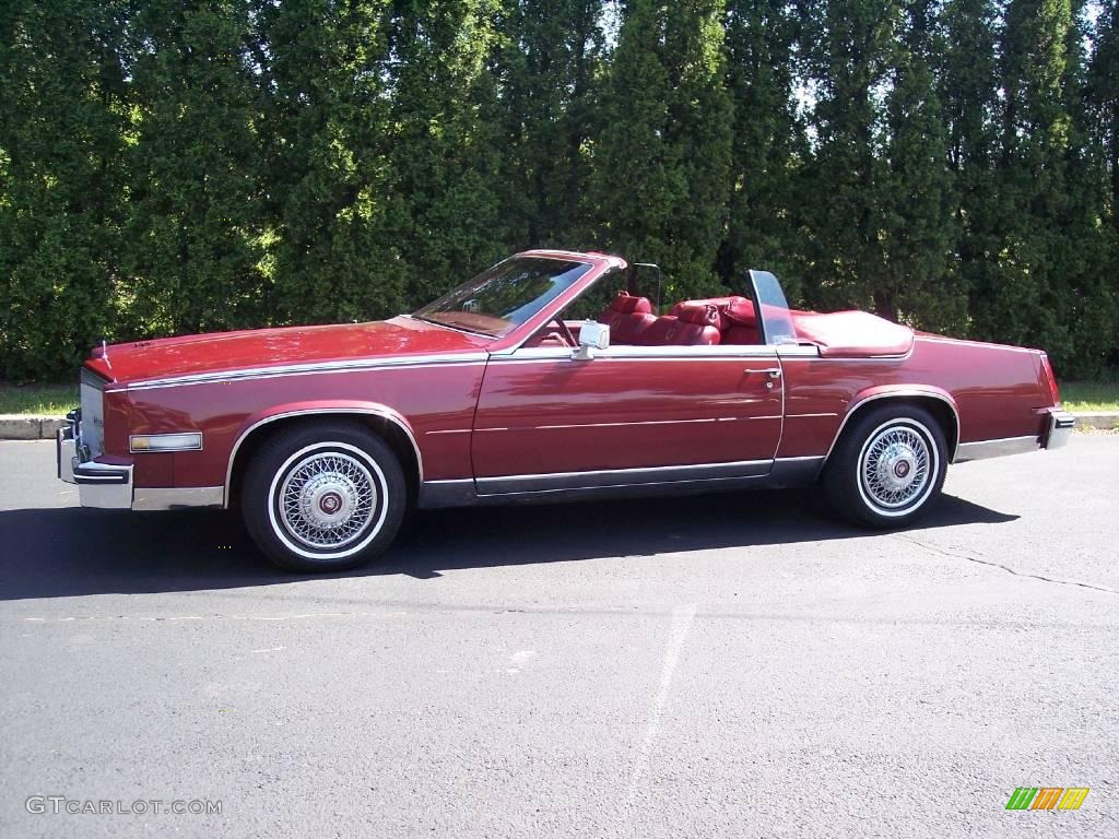 1984 Dark Crimson Maple Metallic Cadillac Eldorado