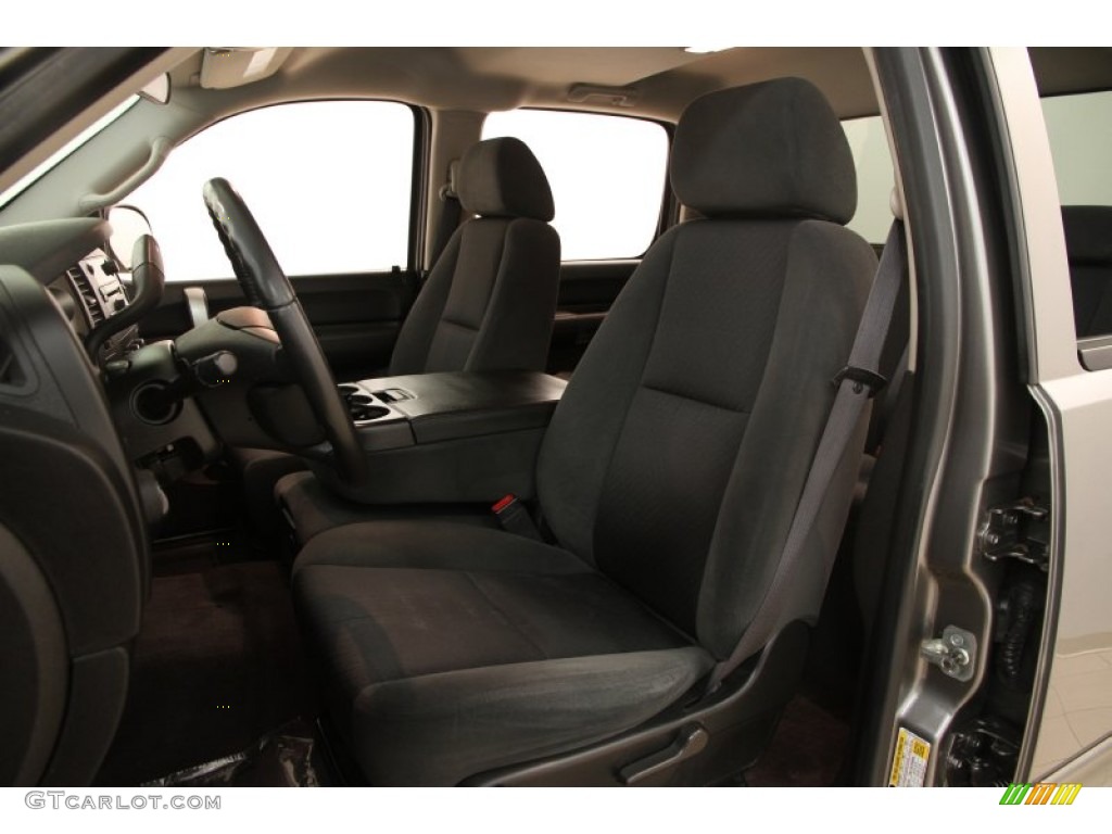 Ebony Interior 2009 Chevrolet Silverado 1500 LT Crew Cab 4x4 Photo #96414920