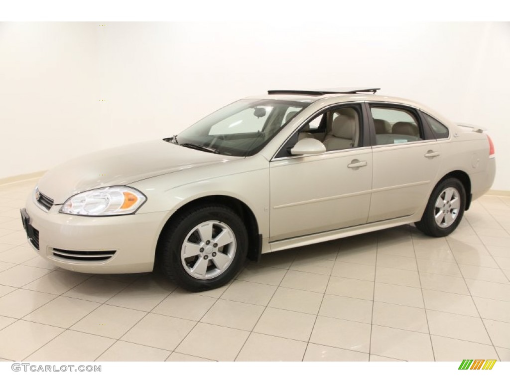 Gold Mist Metallic 2009 Chevrolet Impala LT Exterior Photo #96416726