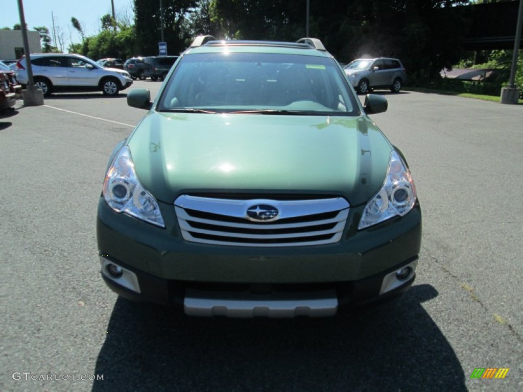 2011 Outback 2.5i Limited Wagon - Cypress Green Pearl / Warm Ivory photo #3