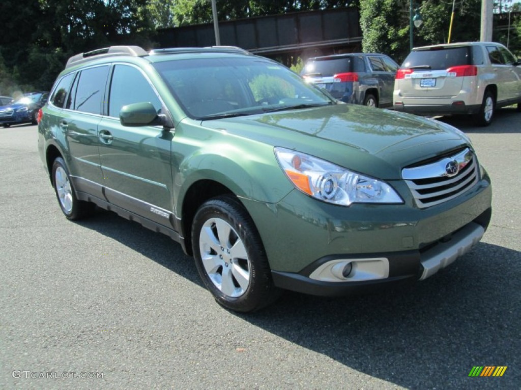 2011 Outback 2.5i Limited Wagon - Cypress Green Pearl / Warm Ivory photo #4