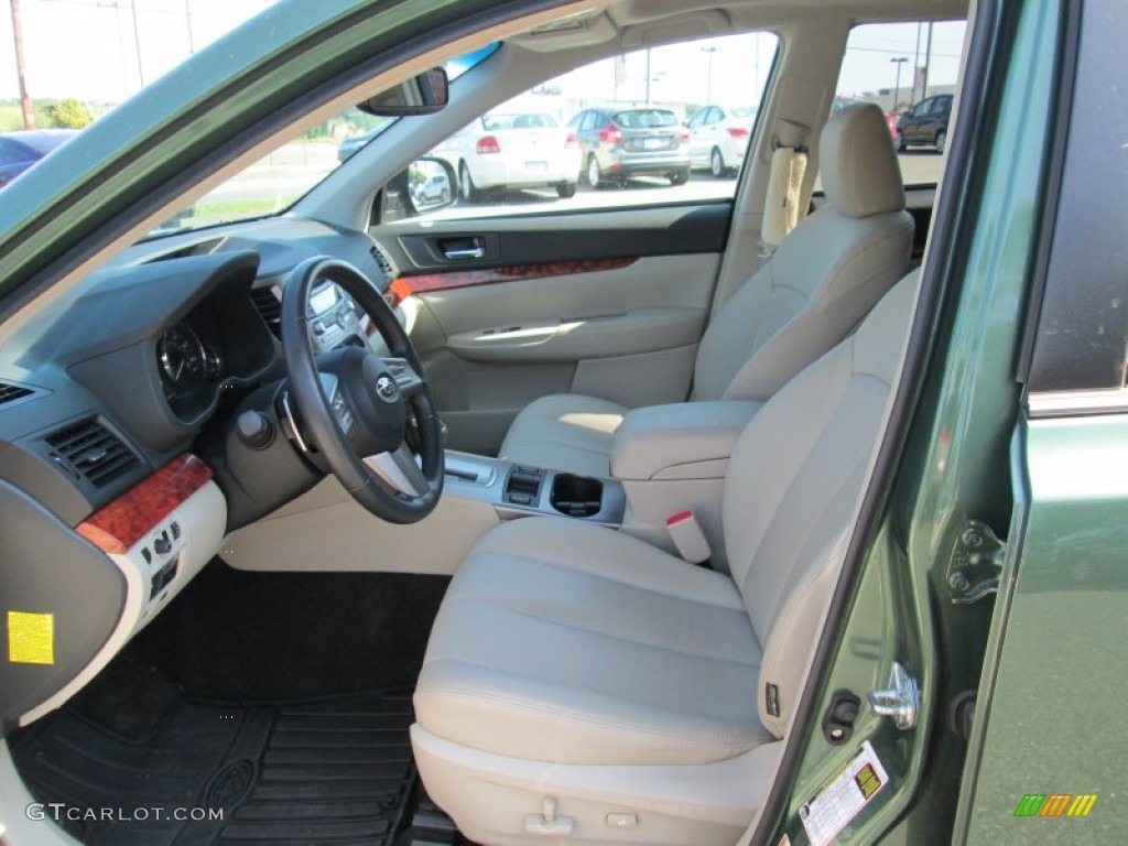 2011 Outback 2.5i Limited Wagon - Cypress Green Pearl / Warm Ivory photo #11