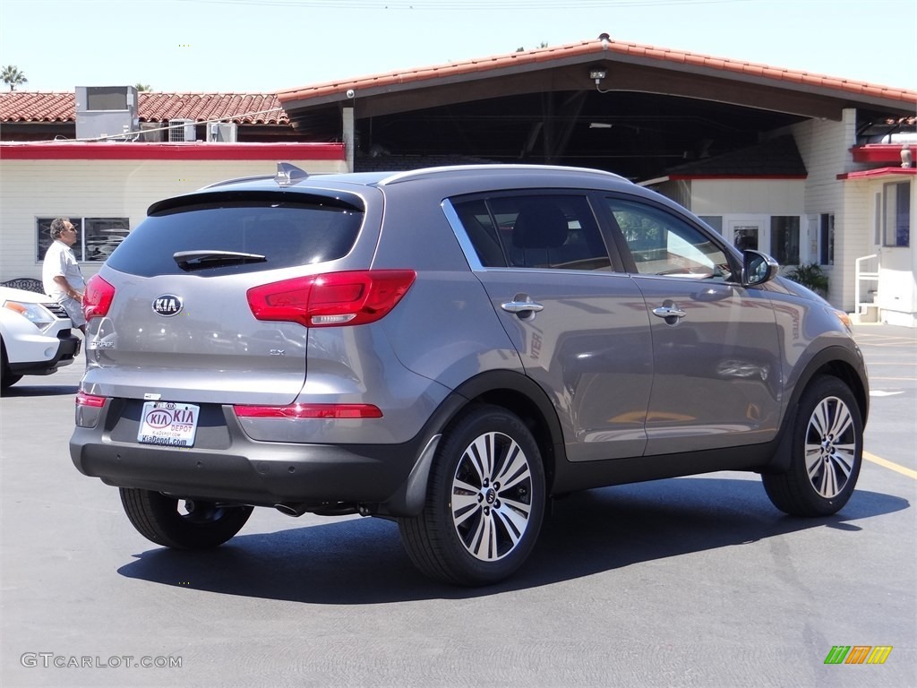 2015 Sportage EX - Mineral Silver / Black photo #3