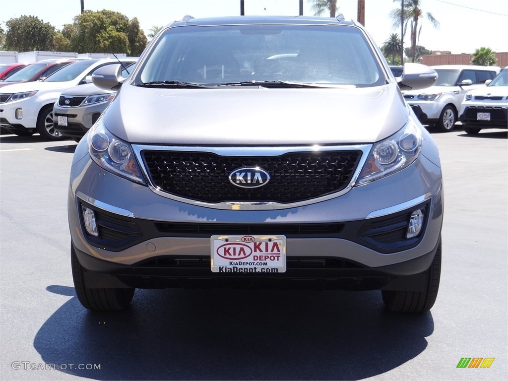 2015 Sportage EX - Mineral Silver / Black photo #7