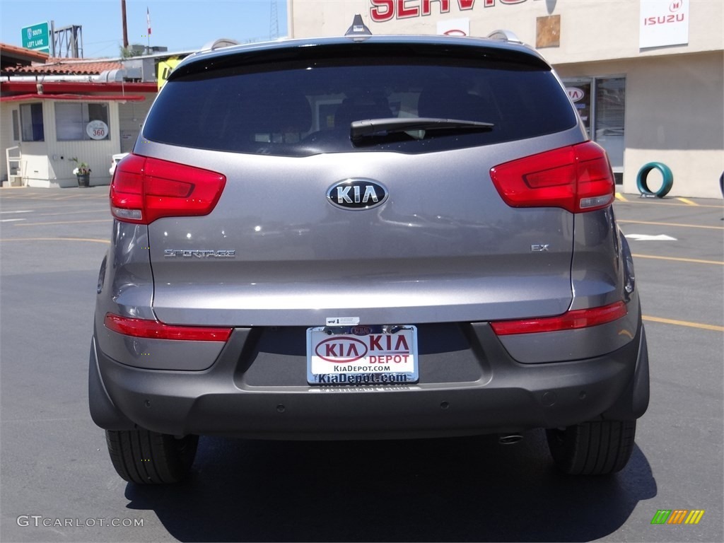 2015 Sportage EX - Mineral Silver / Black photo #8