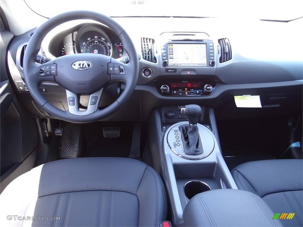 2015 Sportage EX - Mineral Silver / Black photo #12