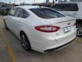 2014 White Platinum Ford Fusion Titanium  photo #3