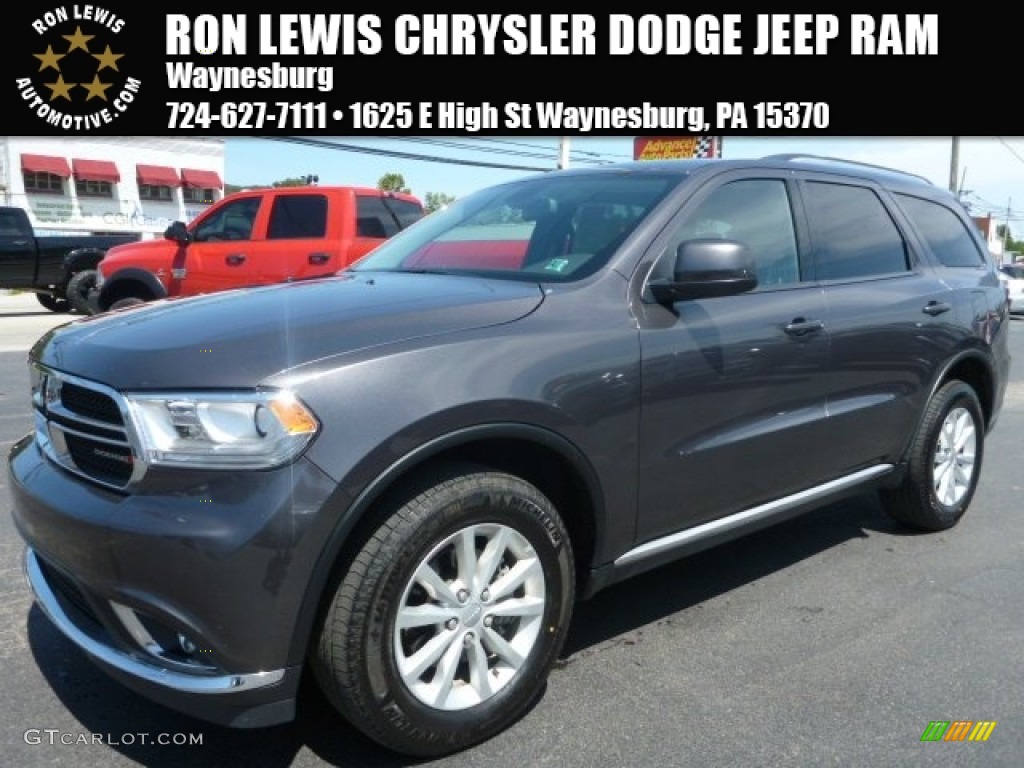 2014 Durango SXT AWD - Granite Crystal Metallic / Black/Light Frost Beige photo #1