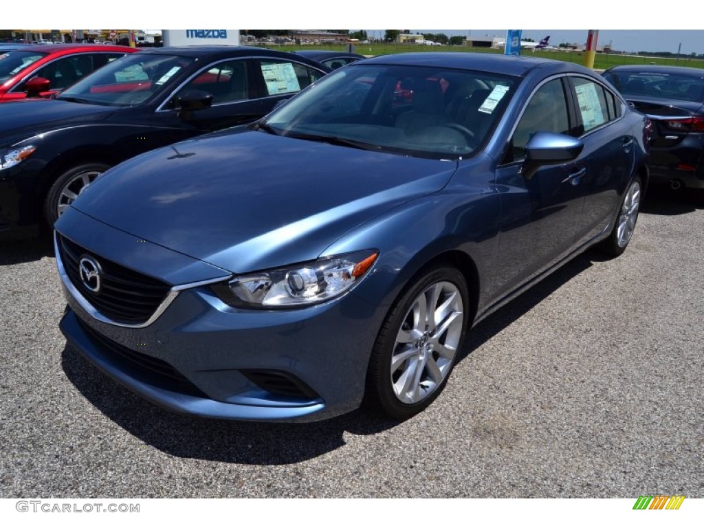 2015 Mazda6 Touring - Blue Reflex Mica / Sand photo #1