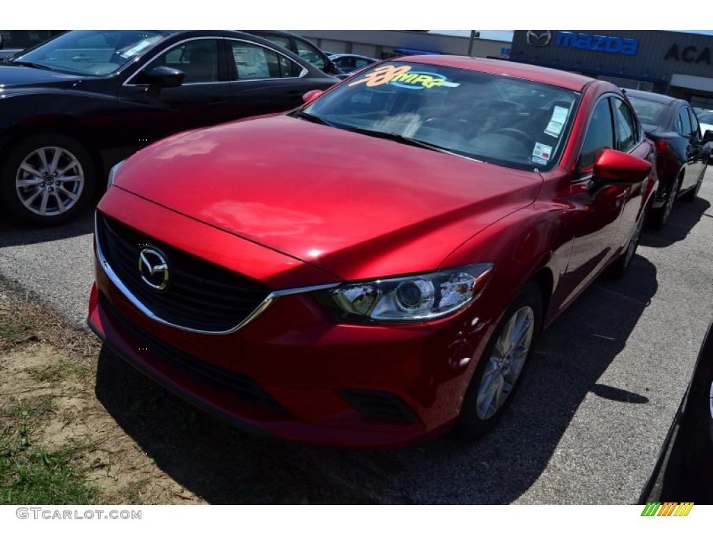 2015 Mazda6 Sport - Soul Red Metallic / Sand photo #1