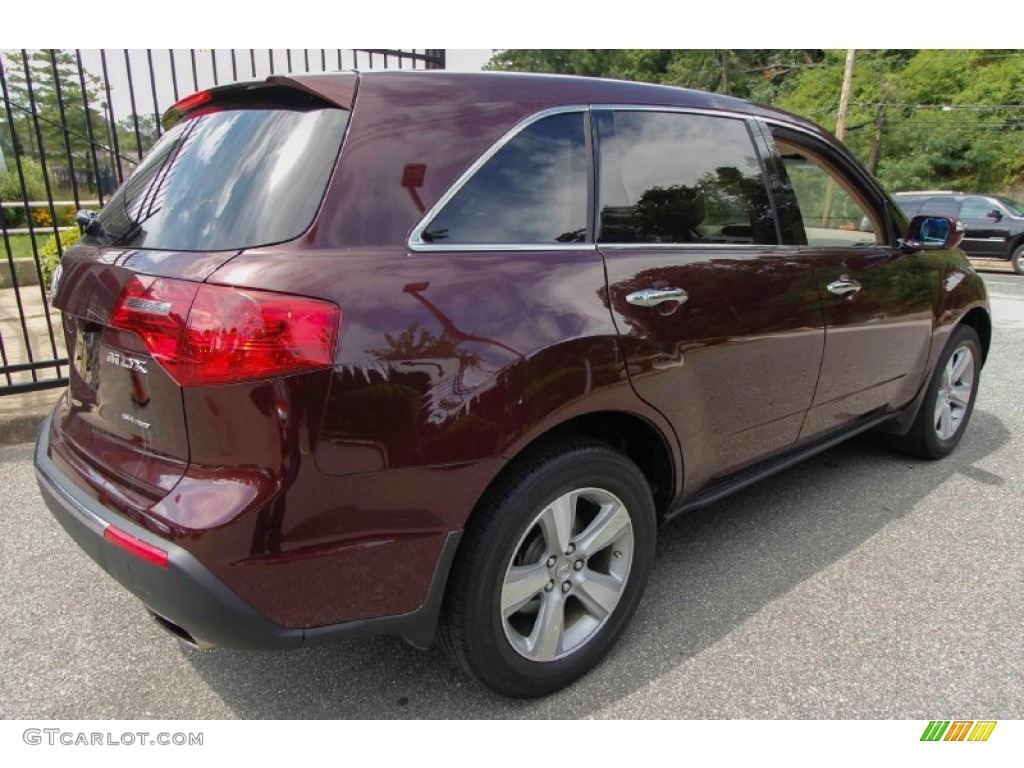 2011 MDX  - Dark Cherry Pearl / Taupe photo #4