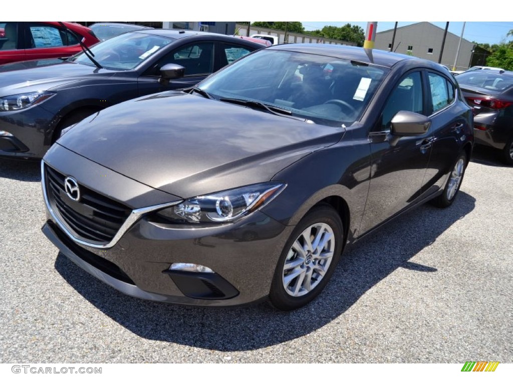 2014 MAZDA3 i Touring 5 Door - Titanium Flash Mica / Black photo #1