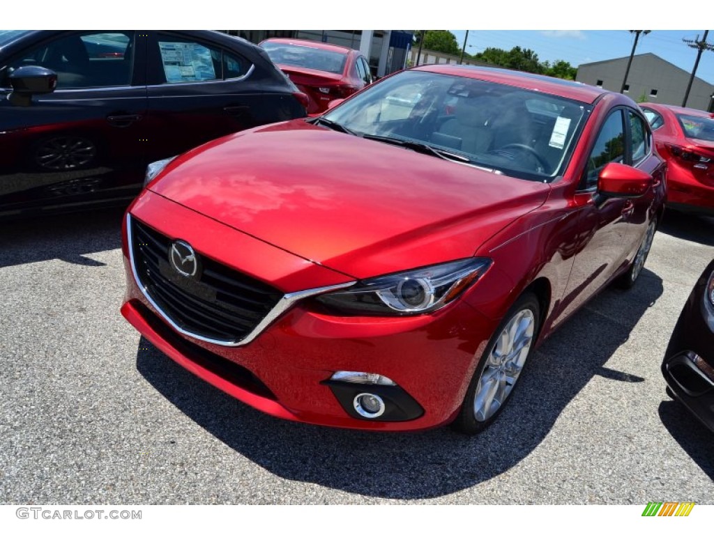 Soul Red Metallic 2014 Mazda MAZDA3 s Grand Touring 5 Door Exterior Photo #96426652