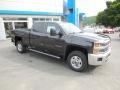 2015 Tungsten Metallic Chevrolet Silverado 2500HD LT Crew Cab 4x4  photo #3