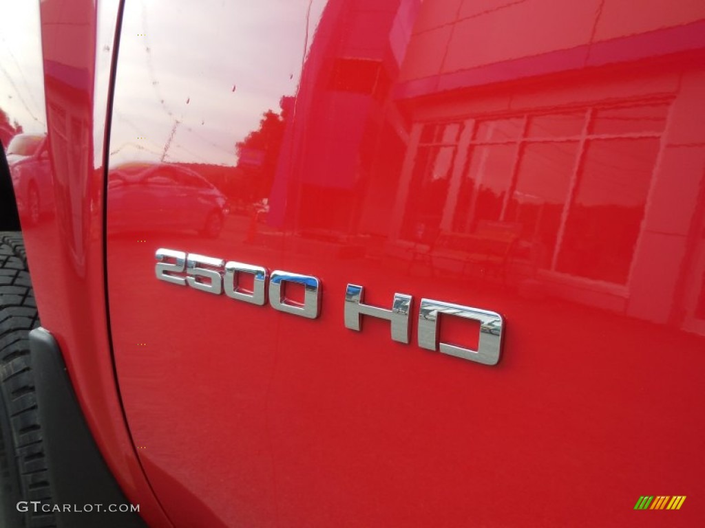 2014 Silverado 2500HD WT Regular Cab 4x4 - Victory Red / Dark Titanium photo #10