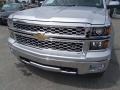 2014 Silver Ice Metallic Chevrolet Silverado 1500 LTZ Crew Cab 4x4  photo #21