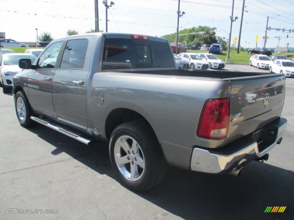 2011 Ram 1500 Laramie Longhorn Crew Cab 4x4 - Mineral Gray Metallic / Dark Slate Gray/Russet Brown photo #5