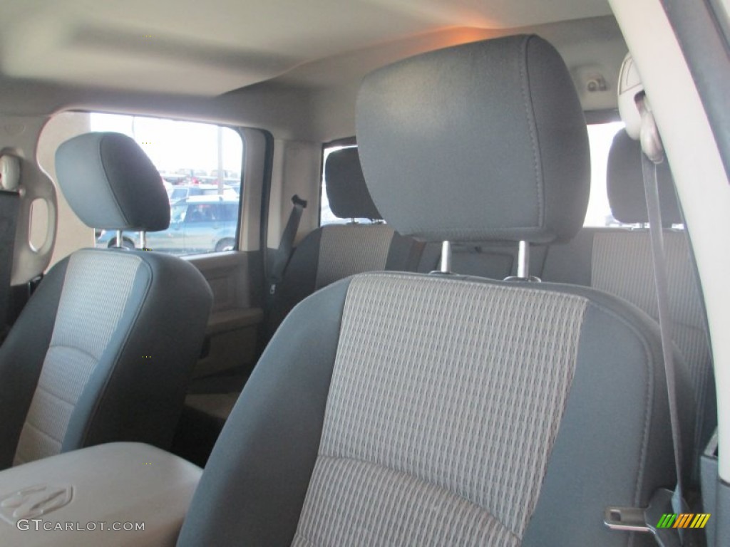 2011 Ram 1500 Laramie Longhorn Crew Cab 4x4 - Mineral Gray Metallic / Dark Slate Gray/Russet Brown photo #13