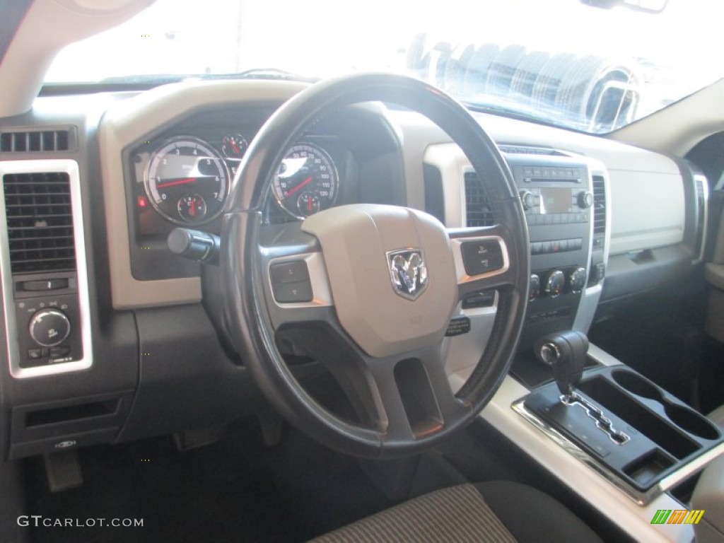 2011 Ram 1500 Laramie Longhorn Crew Cab 4x4 - Mineral Gray Metallic / Dark Slate Gray/Russet Brown photo #15