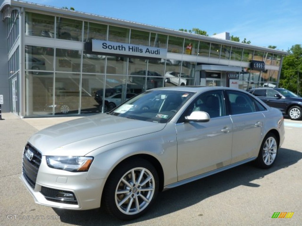 2015 A4 2.0T Premium Plus quattro - Cuvee Silver Metallic / Black photo #1