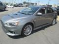 2014 Mercury Gray Mitsubishi Lancer Evolution GSR  photo #3