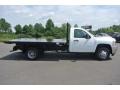 2014 Summit White Chevrolet Silverado 3500HD WT Regular Cab 4x4 Stake Truck  photo #6