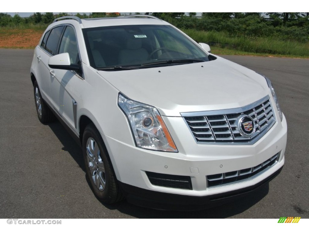 2015 SRX Luxury - Platinum Ice Tricoat / Shale/Brownstone photo #1
