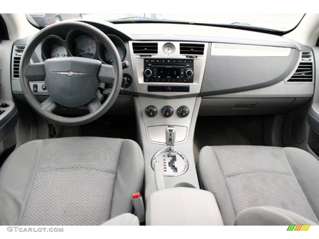 2008 Sebring LX Convertible - Brilliant Black Crystal Pearl / Dark Slate Gray/Light Slate Gray photo #8