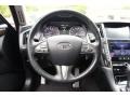 Graphite 2014 Infiniti Q 50S 3.7 AWD Steering Wheel