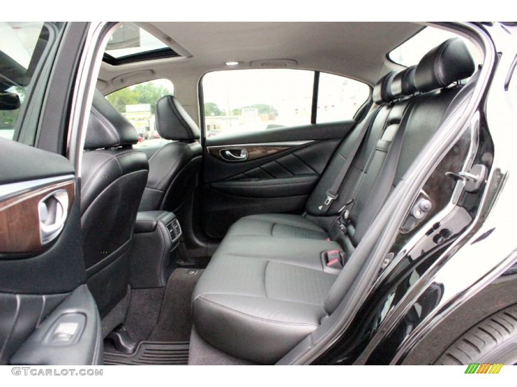 2014 Infiniti Q 50S 3.7 AWD Rear Seat Photo #96439402