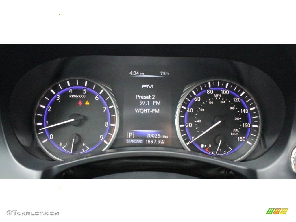 2014 Infiniti Q 50S 3.7 AWD Gauges Photo #96439432