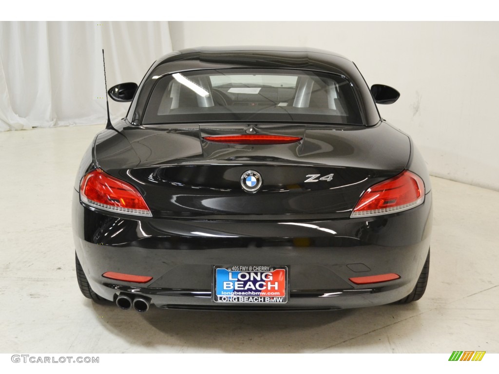 2011 Z4 sDrive30i Roadster - Jet Black / Black photo #7