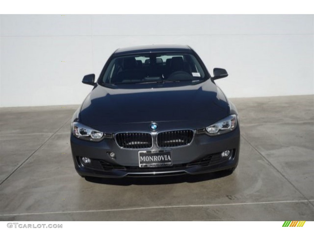 2015 3 Series 328i Sedan - Mineral Grey Metallic / Black photo #3