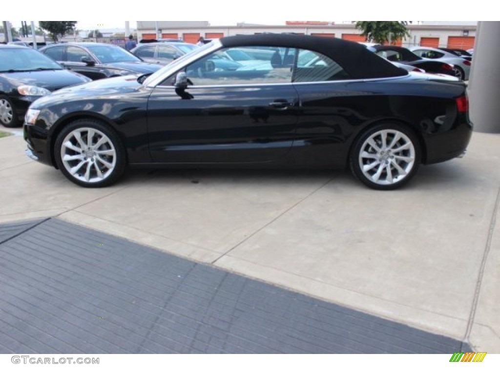 Brilliant Black 2014 Audi A5 2.0T quattro Cabriolet Exterior Photo #96441009