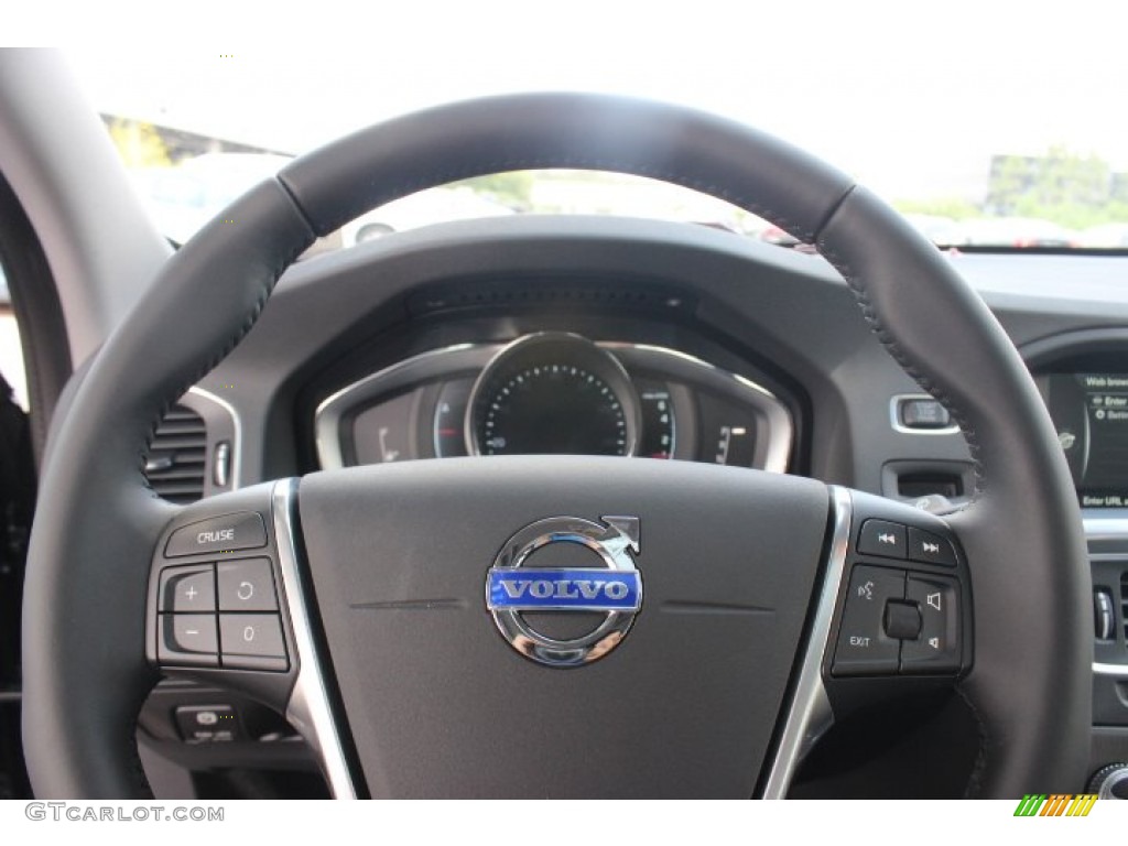 2015 V60 T5 Drive-E - Black Stone / Off-Black photo #21