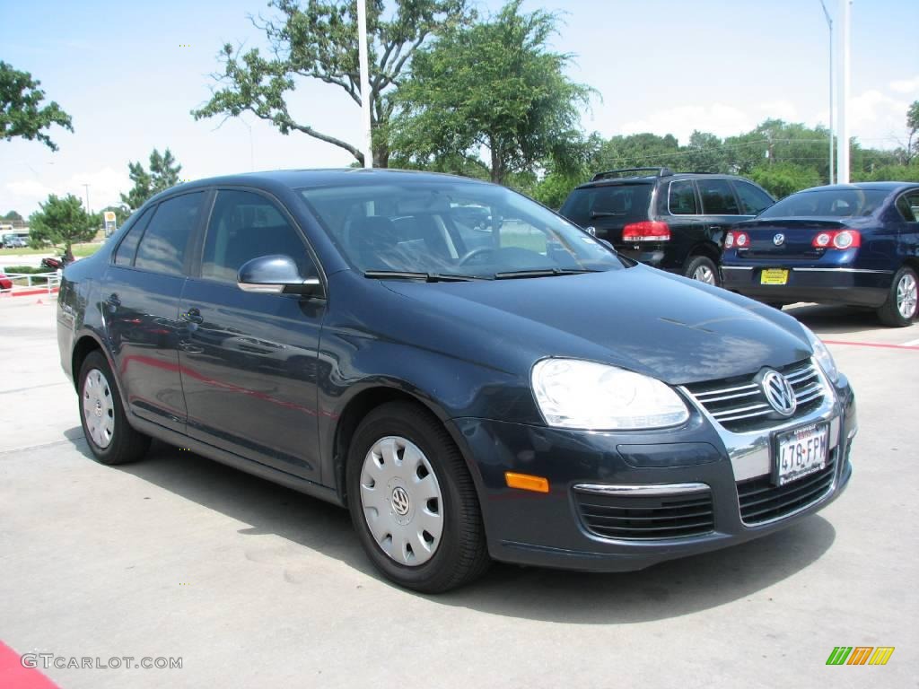 2005 Jetta Value Edition Sedan - Blue Graphite Metallic / Anthracite photo #3