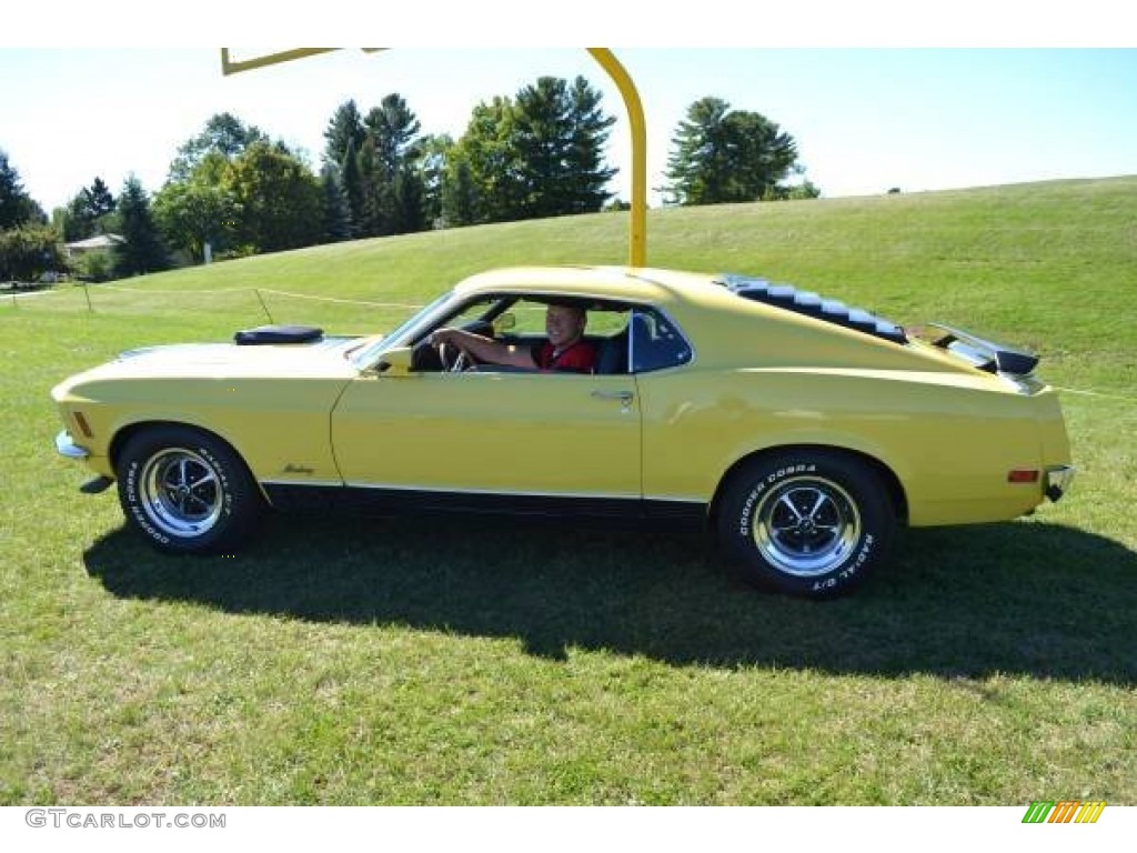 Competition Yellow Ford Mustang