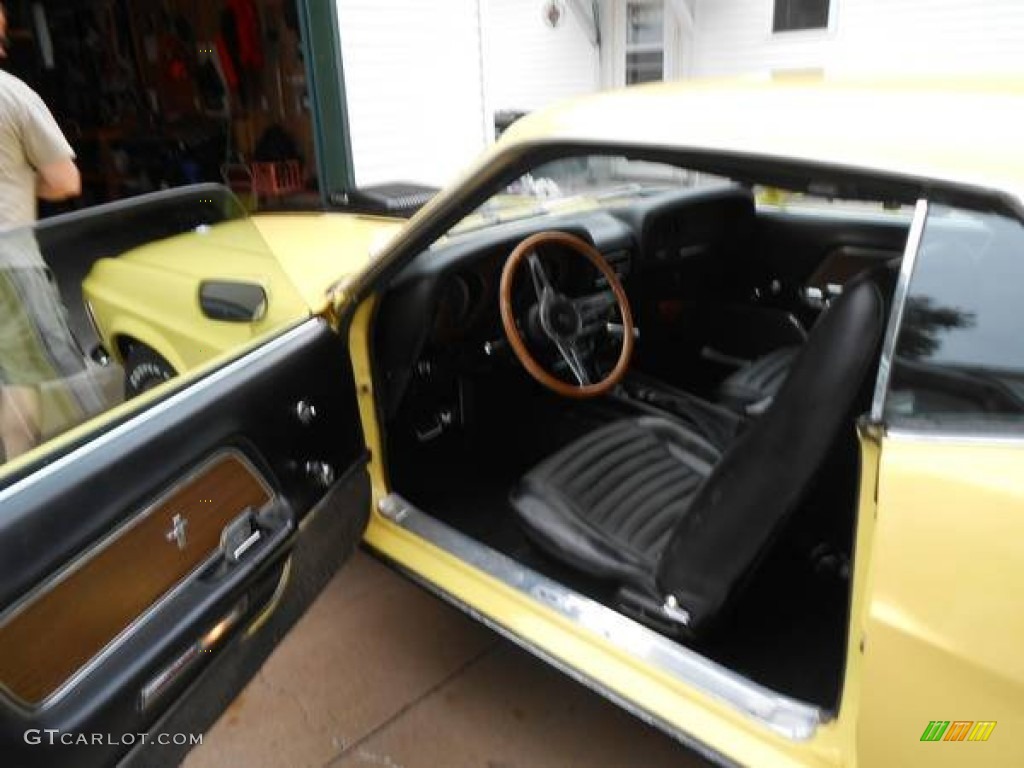 1970 Mustang Mach 1 - Competition Yellow / Black photo #6