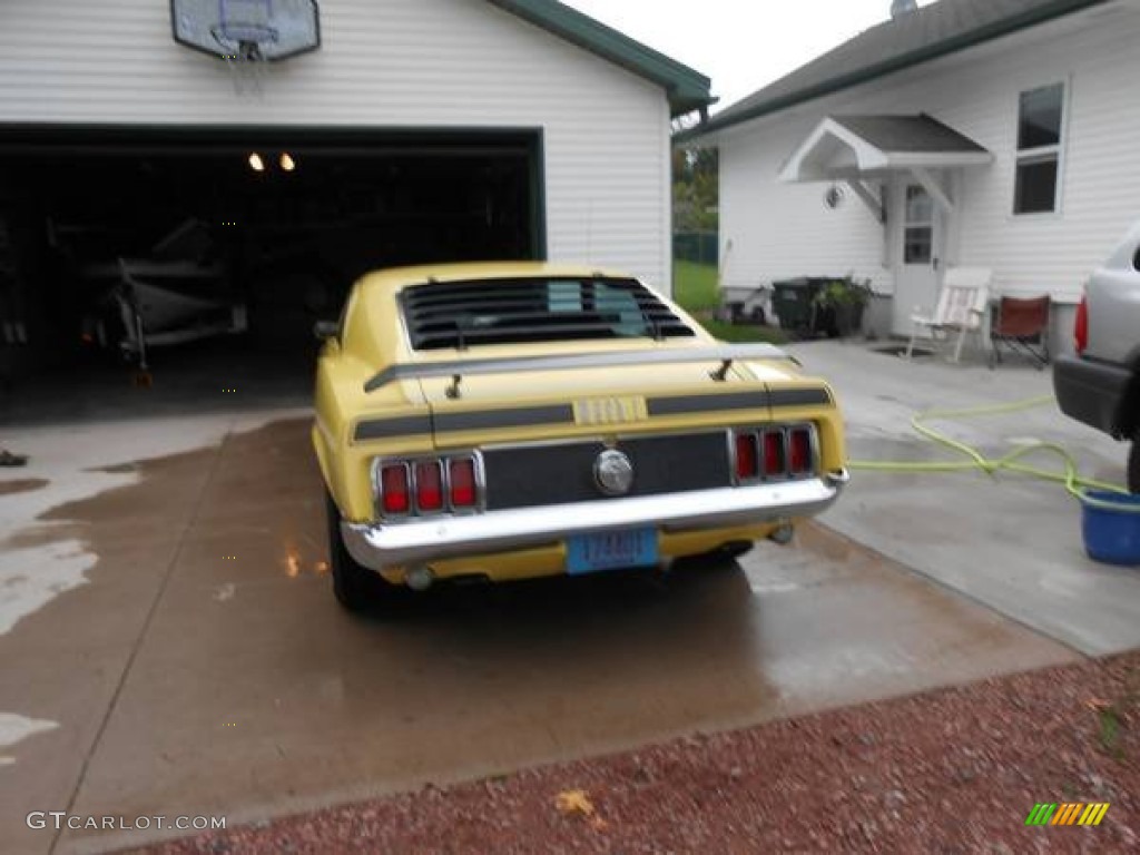 1970 Mustang Mach 1 - Competition Yellow / Black photo #7