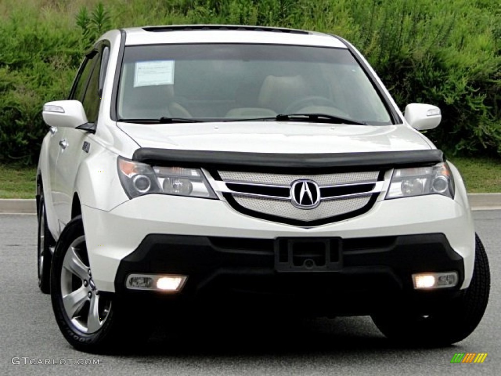 2007 MDX Sport - Taffeta White / Taupe photo #35