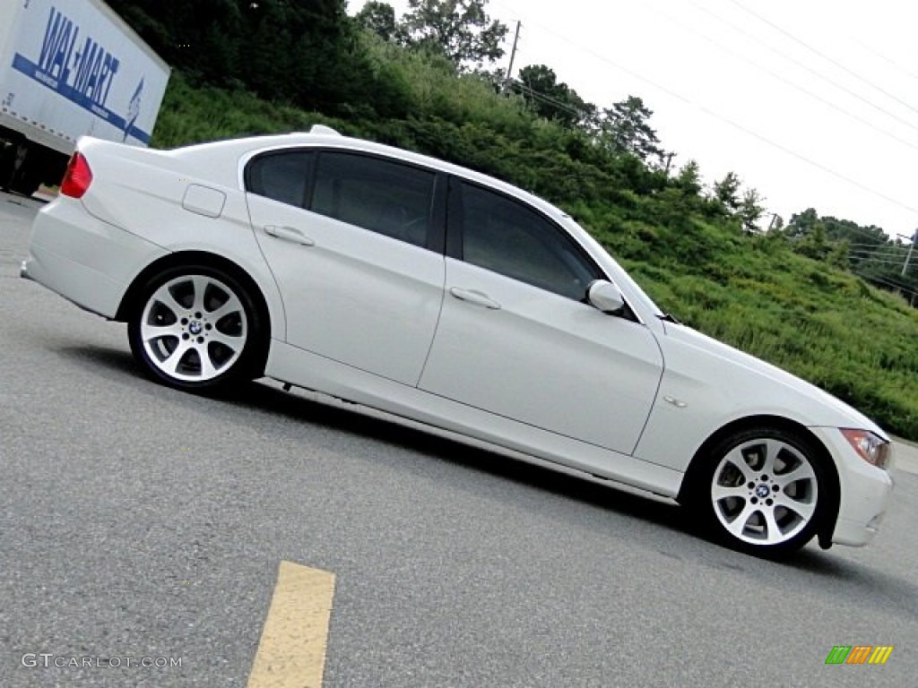 2008 3 Series 335xi Sedan - Alpine White / Gray photo #21