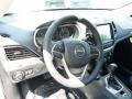 Black 2015 Jeep Cherokee Latitude 4x4 Steering Wheel
