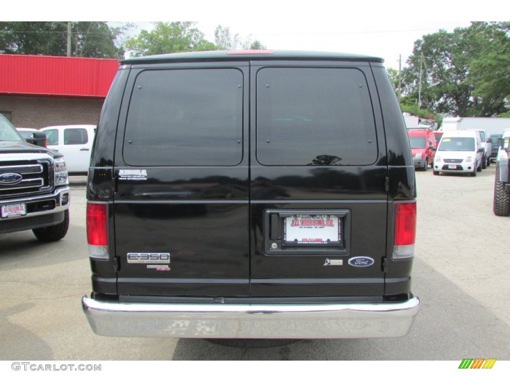 2013 E Series Van E350 XLT Extended Passenger - Black / Medium Flint photo #6