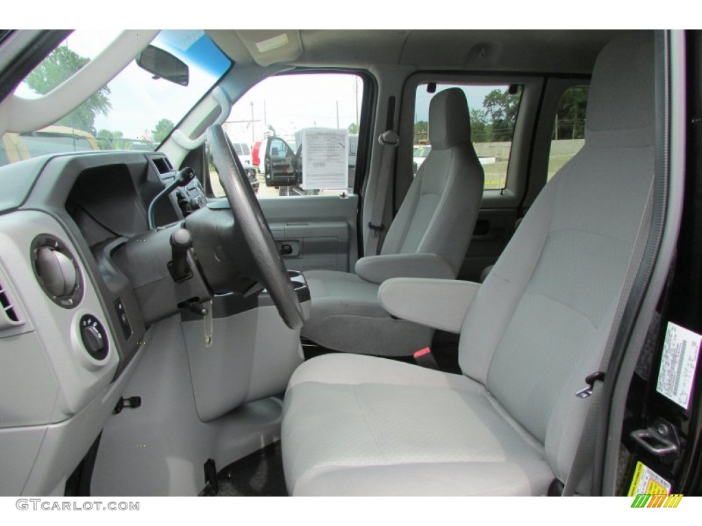 2013 E Series Van E350 XLT Extended Passenger - Black / Medium Flint photo #45