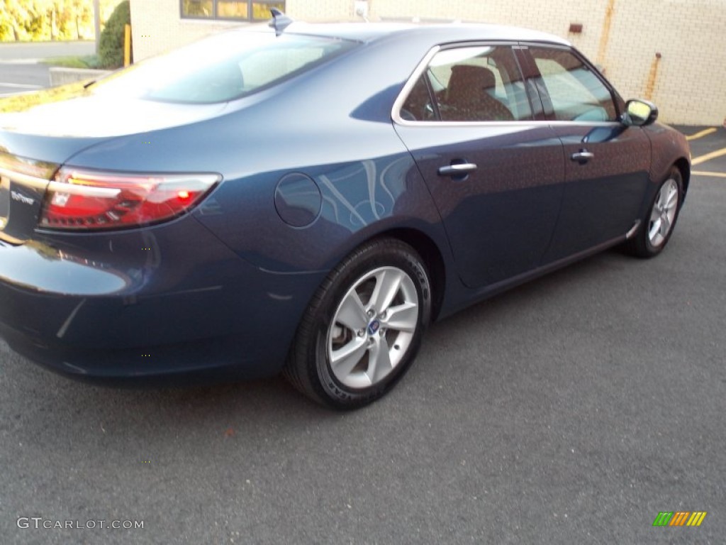 2011 9-5 Turbo4 Sedan - Fjord Blue Metallic / Jet Black photo #5