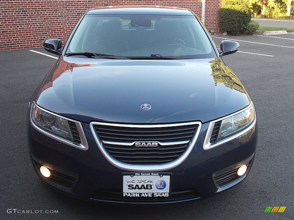 2011 9-5 Turbo4 Sedan - Fjord Blue Metallic / Jet Black photo #8