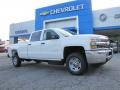 2015 Summit White Chevrolet Silverado 2500HD WT Crew Cab  photo #1