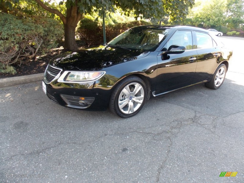 2011 9-5 Turbo4 Premium Sedan - Black / Parchment photo #1