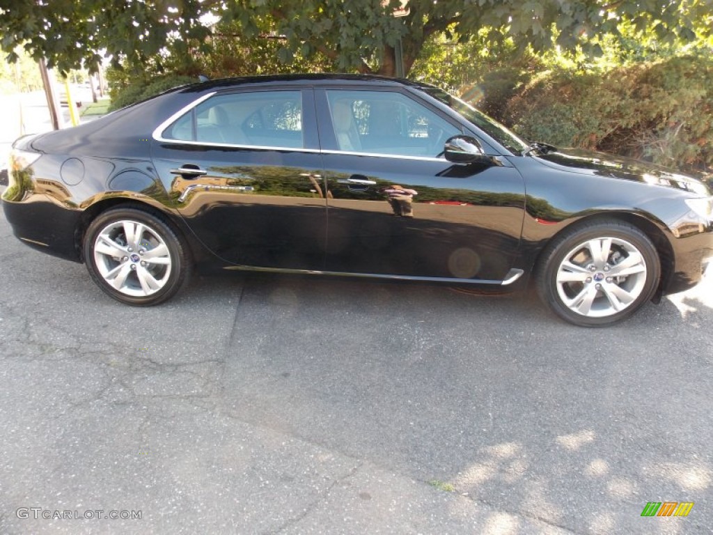2011 9-5 Turbo4 Premium Sedan - Black / Parchment photo #8